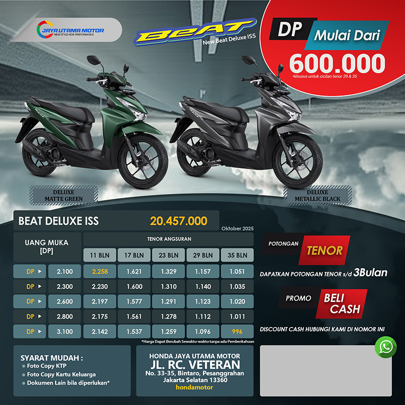 PL Honda BeAt Sporty CBS ISS Deluxe 10 25 Copy PL Honda BeAt Sporty CBS ISS Deluxe 10 25 Copy