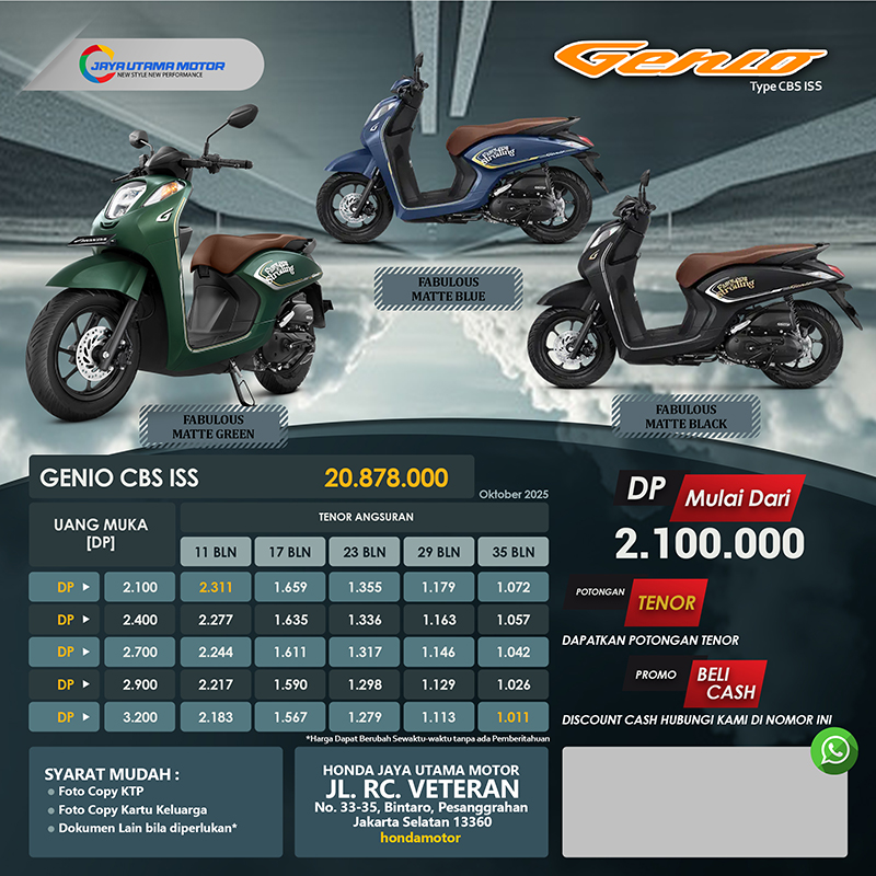 PL Honda Genio CBS ISS 10 25 Copy PL Honda Genio CBS ISS 10 25 Copy